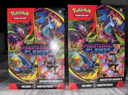 Phantasmal Flames Mega Evolutions Booster Bundles X2 Pokemon TCG - Image 1