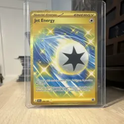 Pokemon TCG Jet Energy 252/191 Sv08: Surging Sparks Full Art Holo Hyper Rare - Image 1