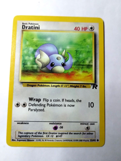 Pokemon TCG Dratini Team Rocket 53 Regular Unlimited Common - Uncirculated - Image 1
