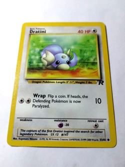 Pokemon TCG Dratini Team Rocket 53 Regular Unlimited Common - Uncirculated - Image 2