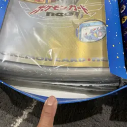 (40) 1999 POKEMON NEO GENESIS 1 PREMIUM BINDER CARD JAPANESE HOLO SEALED For STL - Image 4