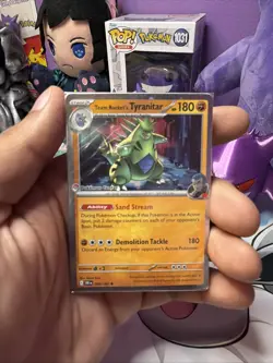 Team Rocket’s Tyranitar Pokemon Center Exclusive Card 096/182 - Image 1