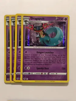 Pokemon Card Silver Tempest 4x Playset Holographic Dragapult 089/195 NM - Image 1