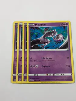 Pokemon Card Brilliant Stars 4x Playset Mewtwo 056/172 NM - Image 1