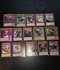 Yugioh Complete Dinosaur Dino 60 Card Deck Light Play Sleved With Box - Image 2