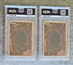 2 2023 Yu-Gi-Oh! 25th Anniversary PSA Cards Curse of Dragon & Gaia Fierce Knight - Image 3