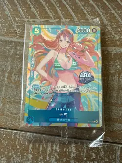 Nami P-112 Promo Card Vol.2 One Piece Asia Promo Japanese SEALED - Image 1