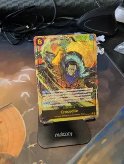Crocodile - OP14-120 (Alternate Art) AA The Azure Sea's Seven Foil One piece TCG - Image 1