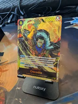 Crocodile - OP14-120 (Alternate Art) AA The Azure Sea's Seven Foil One piece TCG - Image 3
