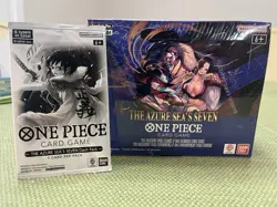 One Piece TCG - OP14 The Azure Sea's Seven Booster Box PLUS Dash Pack Promo - Image 1