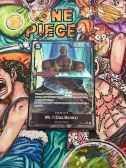 Mr.1 Daz Bonez Alt Art OP14-090 One Piece TCG English IN-HAND - Image 1