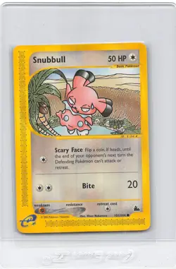 SNUBBULL 101/144 - NON-HOLO - Skyridge - e-READER - VINTAGE POKEMON CARD - NM/LP - Image 1
