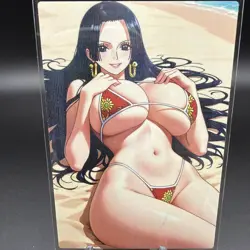 Boa Hancock One Piece Anime Waifu Card Doujin ACG Goddess Holo - Image 2