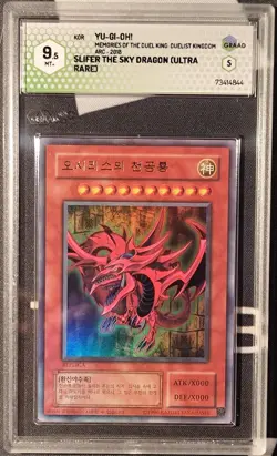 Yugioh Card Slifer, The Sky Dragon Promo Ultra Rare Psa/GRAAD 9.5 - Image 1