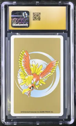 Pokemon Card Japanese CGC PRISTINE 10 Nidorino Gold Poker Playing Card #033 - Image 2