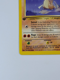 Pokemon Card - Cubone Jungle 50/64 Common 1st Edition US - Image 5