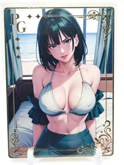 Goddess Story - Gold Metal Waifu Card - Fubuki - Image 1