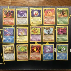 Complete Team Rocket Uncommon And Common Set -WOTC Pokemon Cards- LP -48 Cards- - Image 2