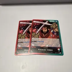 EB01-001 Kouzuki Oden : Leader One Piece English TCG Card : EB01: Extra Booster - Image 1
