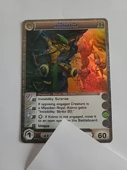 Chaotic Card : Kolmo Assimilated Silent Sands 1st Edition Super Rare LP/LP+ - Image 1