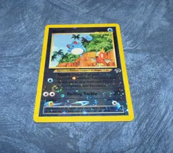 Pokemon Marill 11/18 card Southern Islands reverse Holo Swirl - Image 4