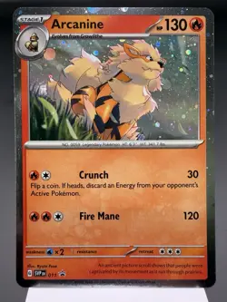 Arcanine SVP011 - Holo Promo - Scarlet & Violet Pokemon Card NM - Image 1