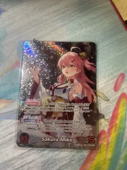 hololive OFFICIAL CARD GAME Sakura Miko (OUR) - Elite Spark - Image 1