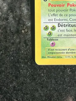 Pokemon TCG Grotadmorv Fossil 1st Edition Holo Rare Card 13/62 French - Image 2