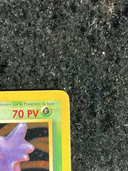 Pokemon TCG Grotadmorv Fossil 1st Edition Holo Rare Card 13/62 French - Image 4