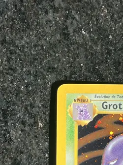 Pokemon TCG Grotadmorv Fossil 1st Edition Holo Rare Card 13/62 French - Image 5