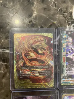 Buddyfight Holo Cards Set Of 4 Storage Unite Find - Image 2