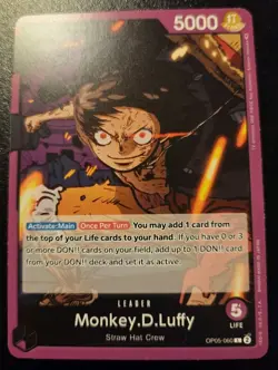 Monkey.D.Luffy OP05-060 Leader Awakening Of The New Era One Piece Card Game - Image 1