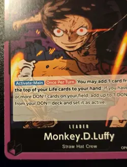 Monkey.D.Luffy OP05-060 Leader Awakening Of The New Era One Piece Card Game - Image 4