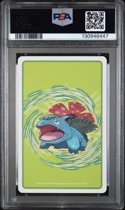 PSA 10 2004 POKEMON LEAFGREEN VERSION PLAYING CARDS PIKACHU ACE OF DIAMONDS - Image 2