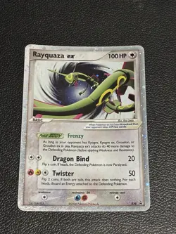 Pokemon Rayquaza ex Promo Holo Card 039 Nintendo EX 100HP 2006 English - Image 1
