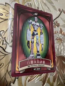 Japanese Digimon Animated Andromon #82 Vending Machine Card Vintage 1999 - Image 1