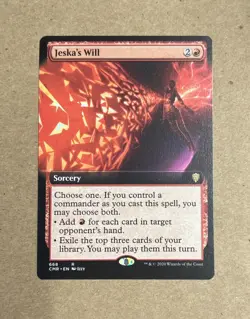 2020 Wizards Of The Coast Magic The Gathering Jeska’s Will Card - Image 1