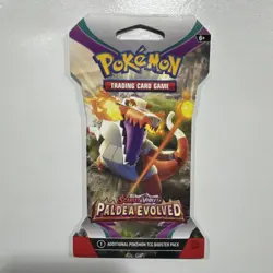 Set of 3 Scarlet & Violet Paldea Evolved Sleeve Booster Packs - 30 Cards Total - Image 5
