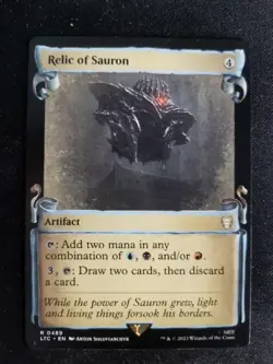 Mtg Relic Of Sauron Lotr Commander: Tales of Middle-earth #489 Scroll - Image 1