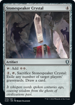 4 x Stonespeaker Crystal - Commander Legends: Battle for Baldur's Gate - NM-Mint - Image 1