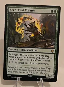 Keen-Eyed Curator MTG Bloomburrow Regular - Image 1