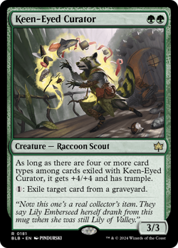 Keen-Eyed Curator - 181 - Bloomburrow- Near Mint - MTG - Image 1