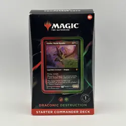 Magic: The Gathering Starter Commander Deck - Draconic Destruction (Red-Green) - Image 1