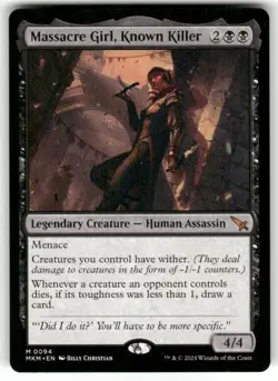 Massacre Girl, Known Killer MKM NM MTG - Image 1