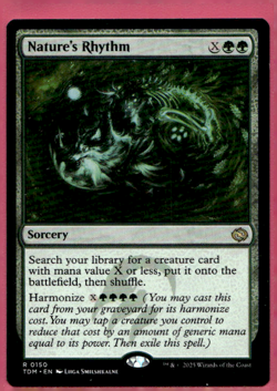 NATURE'S RHYTHM TARKIR: DRAGONSTORM TDM RARE SORCERY MTG 150 - Image 1