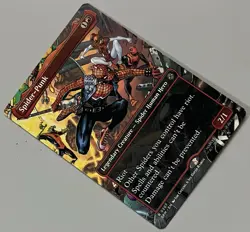 MTG Marvel’s Spider-Man Spider-Punk Legendary Creature RARE REGULAR #0207 - Image 2