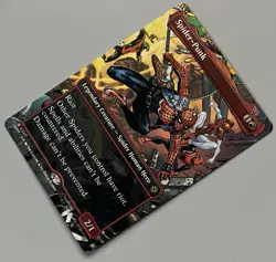 MTG Marvel’s Spider-Man Spider-Punk Legendary Creature RARE REGULAR #0207 - Image 3
