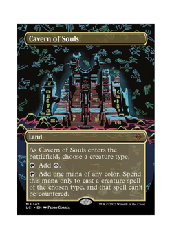 Magic the Gathering MTG LCI Cavern of Souls 345 Regular Near Mint - Image 1