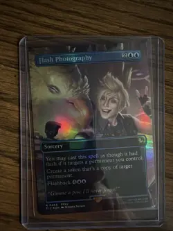 Foil Flash Photography (Borderless) Final Fantasy Magic: The Gathering MTG - Image 1
