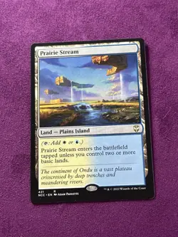 Prairie Stream - MTG NCC Magic The Gathering - Image 1